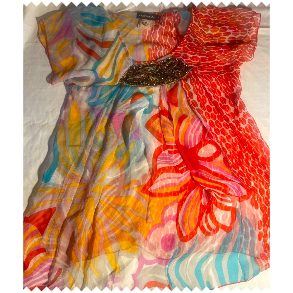 Antik Batik 100% Silk Blouse